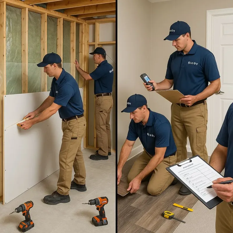 Repairs and Reconstruction process in Collinsville, TX